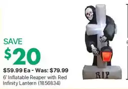 Kent Inflatable Reaper with Red Infinity Lantern offer
