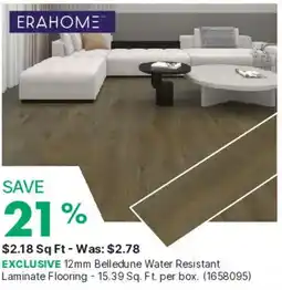 Kent Erahome 12mm Belledune Water Resistant Laminate Flooring offer