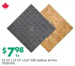 Kent OSB Subfloor Air Plus offer