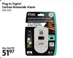Home Hardware Kidde Plug-In Digital Carbon Monoxide Alarm 3616-500 offer