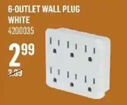 Canac 6-outlet wall plug offer