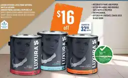 Canac Luxura interior latex paint natural white & colours offer