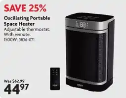 Home Hardware Omnit Oscillating Portable Space Heater offer