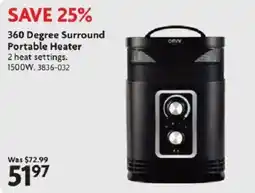 Home Hardware Omar 360 Degree Surround Portable Heater offer