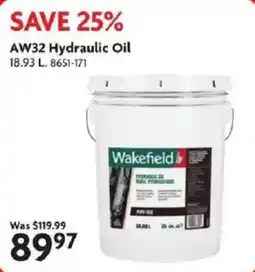 Home Hardware Wakefield aw32 hydraulic oil offer