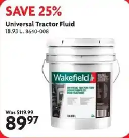 Home Hardware Wakefield universal tractor fluid offer