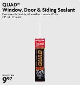 Home Hardware Lepage quad window door & siding sealant offer