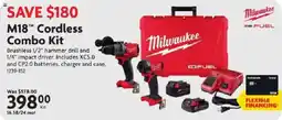 Home Hardware Milwaukee M18 Cordless Combo Kit offer