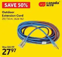 Home Hardware Canada wire outdoor extension cord offer