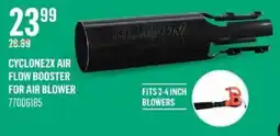 Canac Cyclone2x air flow booster for air blower offer