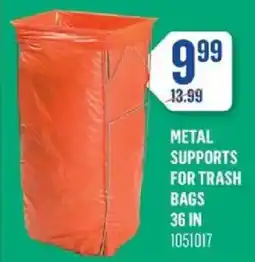 Canac Metal supports for trash bags offer