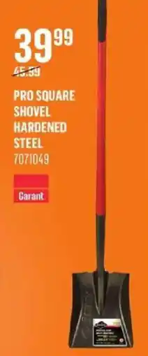 Canac Garant pro square shovel hardened steel offer