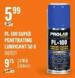 Canac Prolab pl-100 super penetrating lubricant offer
