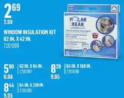 Canac Polar Bear window insulation kit offer
