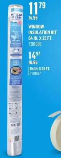 Canac Polar Bear window insulation kit offer