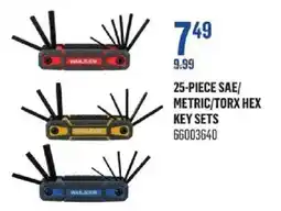 Canac Wulzen 25-piece sae/ metric/torx hex key sets offer
