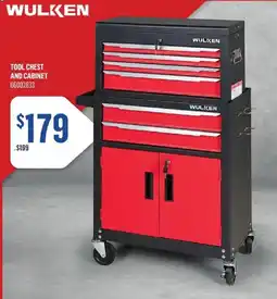 Canac Wulken tool chest and cabinet offer