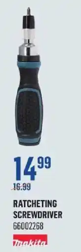 Canac Makita ratcheting screwdriver offer