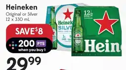 Sobeys Heineken Original or Silver offer