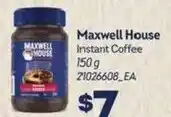 Atlantic Superstore Maxwell House Instant Coffee offer