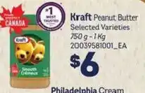 Atlantic Superstore Kraft peanut butter selected varieties offer