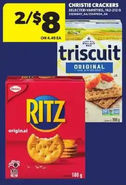 Atlantic Superstore Christie crackers selected varieties offer