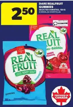 Atlantic Superstore Dare real fruit gummies offer