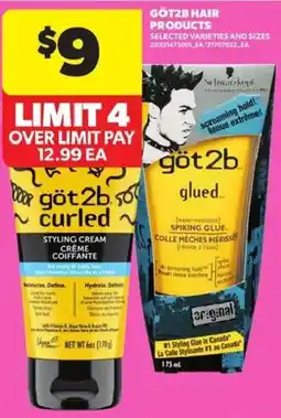 Atlantic Superstore got2b curled styling cream offer