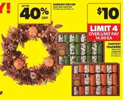 Atlantic Superstore Harvest decor offer