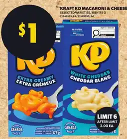 Atlantic Superstore Kraft kd macaroni & cheese offer