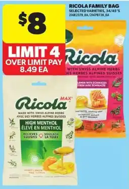 Atlantic Superstore Ricola family bag offer