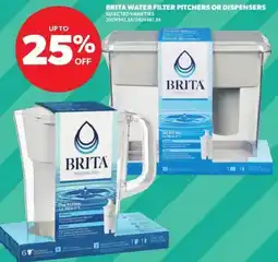 Atlantic Superstore Brita water filter pitchers or dispensers offer