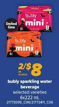 Atlantic Superstore bubly sparkling water beverage offer