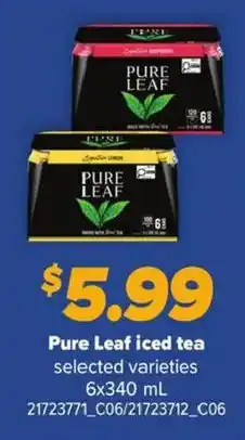 Atlantic Superstore Pure Leaf iced tea offer