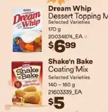 Atlantic Superstore Dream Whip Dessert Topping offer