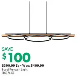 Kent Boyal Pendant Light offer