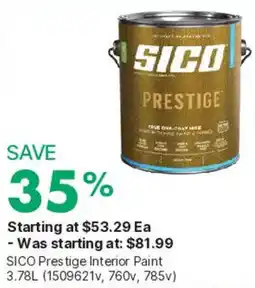 Kent Sico prestige interior paint offer