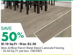Kent Artfloor Parrot Water Resist Laminate Flooring offer