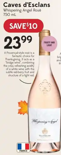 Sobeys Caves d'Esclans Whispering Angel Rosé offer