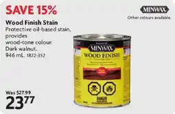 Home Hardware Minwax wood finish stain offer