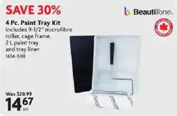 Home Hardware Beautitone 4 Pc. Paint Tray Kit offer