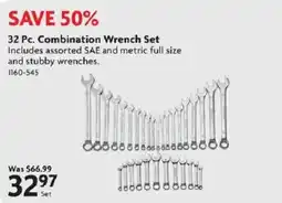 Home Hardware 32 Pc. Combination Wrench Set offer