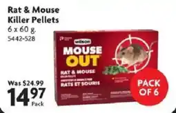 Home Hardware Wilson mouse out rat & mouse killer pellets offer