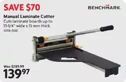 Home Hardware Benchmark manual laminate cutter offer