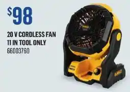 Canac DeWalt 20 V cordless fan offer