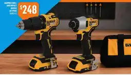 Canac DeWalt hammer drill and impact driver 20v max offer