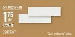 Canac white panel offer