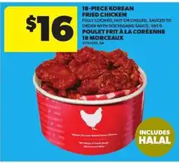 Atlantic Superstore Wholesome Chicken 18-piece korean fried chicken offer