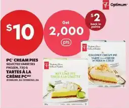 Atlantic Superstore PC cream pies offer