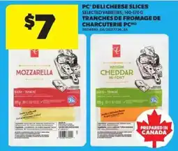 Atlantic Superstore PC deli cheese slices offer